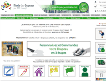 Tablet Screenshot of drapeau-personnalise.com